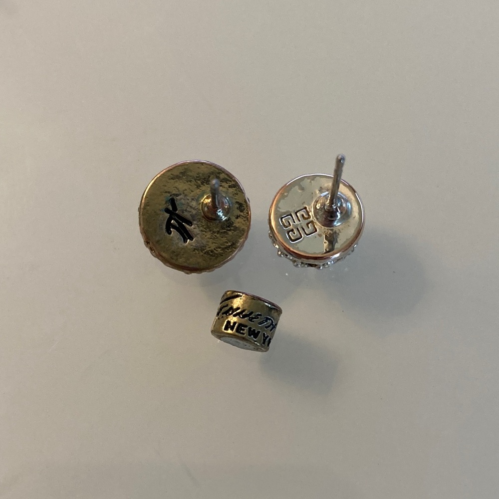 Mixed Stud Earrings 925 Silver Givenchy Chloe + I… - image 3